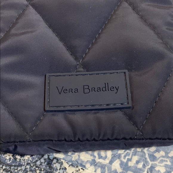 Vera Bradley Navy Quilted & Floral Crossbody Bag - Picture 2 of 4